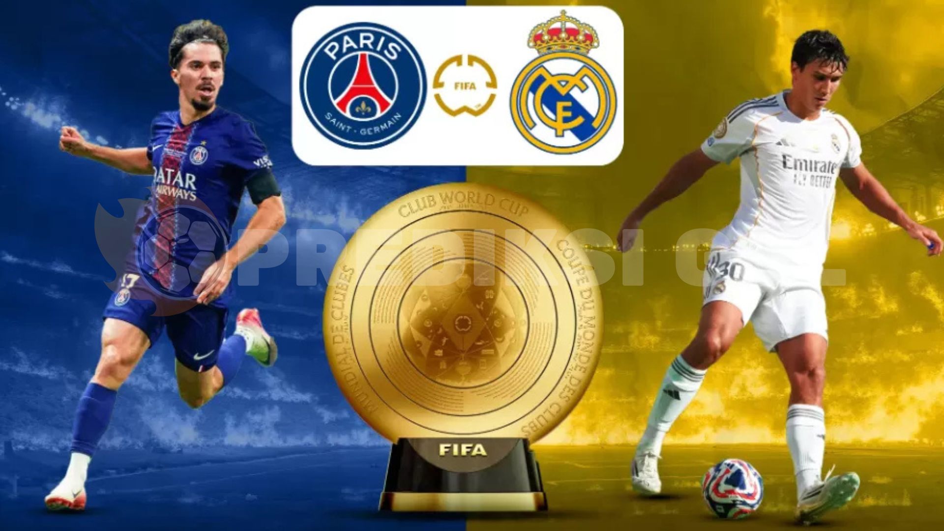 PSG vs Real Madrid : Hasil Skor 4-0