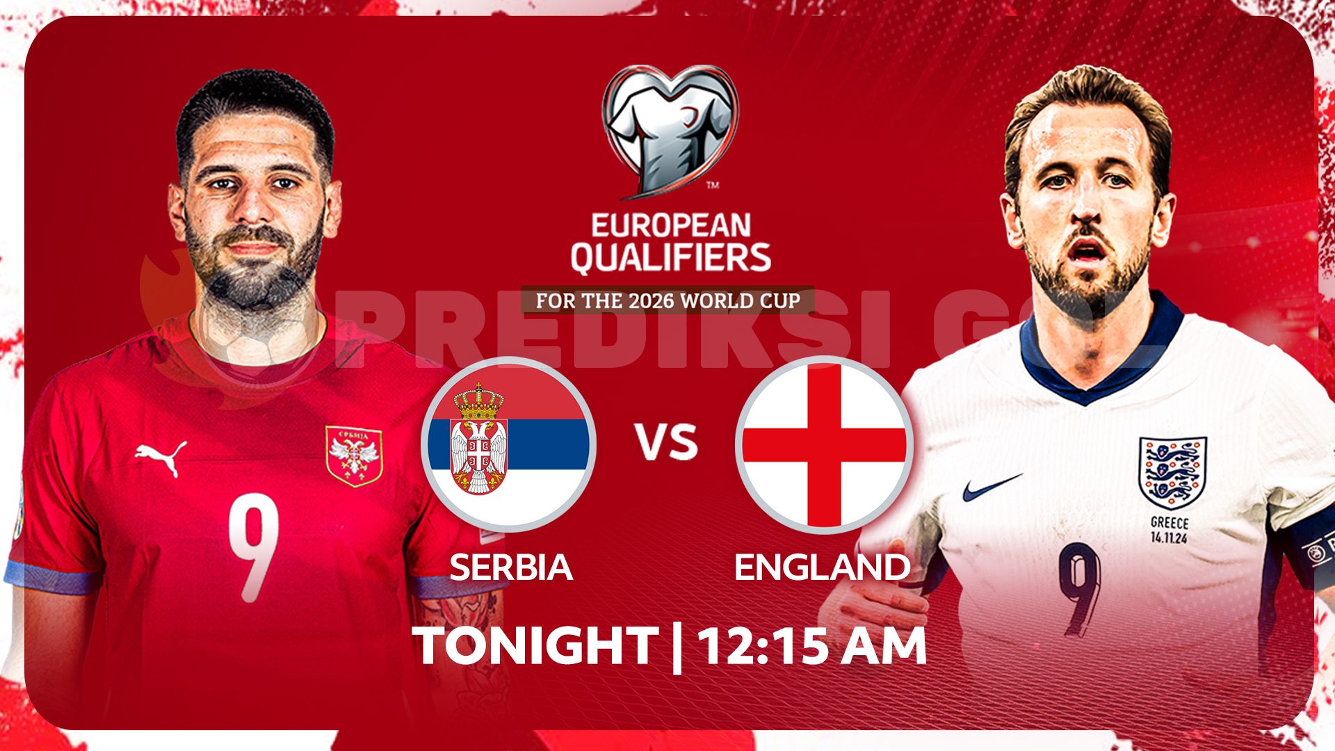 Prediksi Skor Serbia vs Inggris 10 September 2025